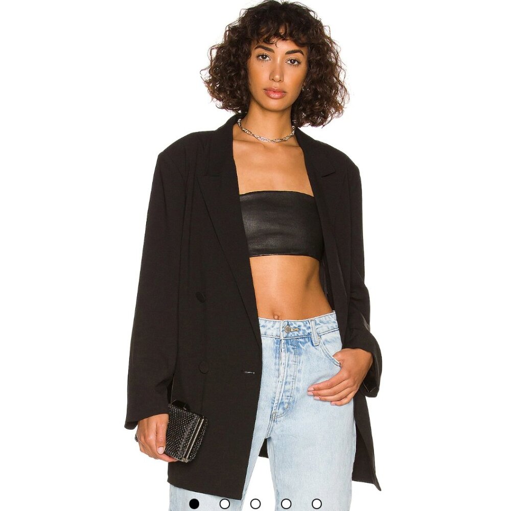 BARDOT The over sized blazer in black